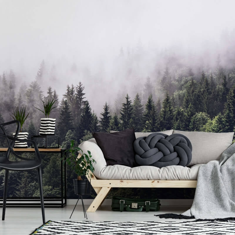 Wall-art Forest Mist Wall Mural