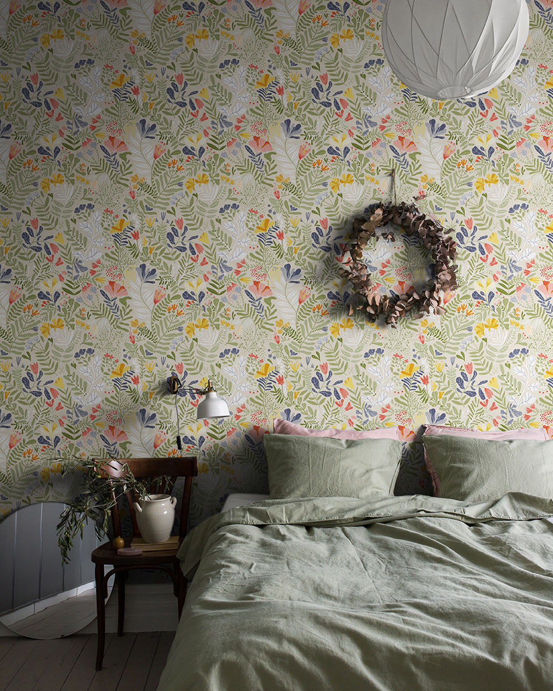 55011 - Brittsommar Wallpaper - Beige - Midbec