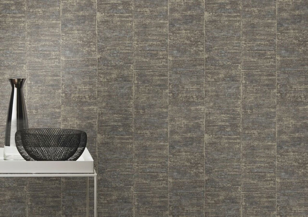 617641 - Linares Structure Textured Wallpaper - Brown/Beige - Rasch