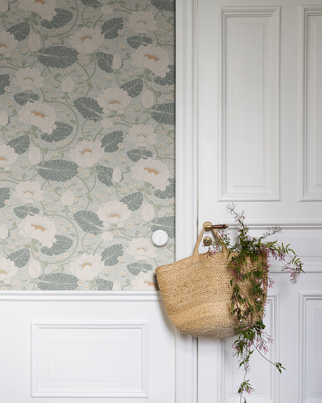 83121 - Eva Wallpaper - Light Blue - Midbec