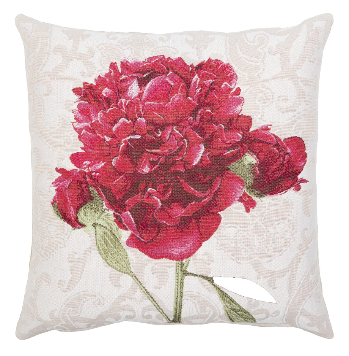 Geranium of Versailles Tapestry Cushion with Feather Filler