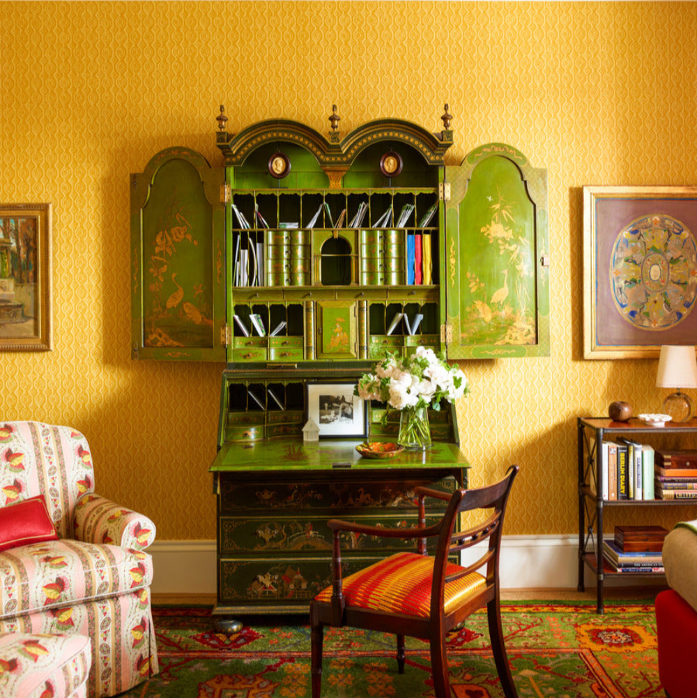 Small Damask Wallpaper