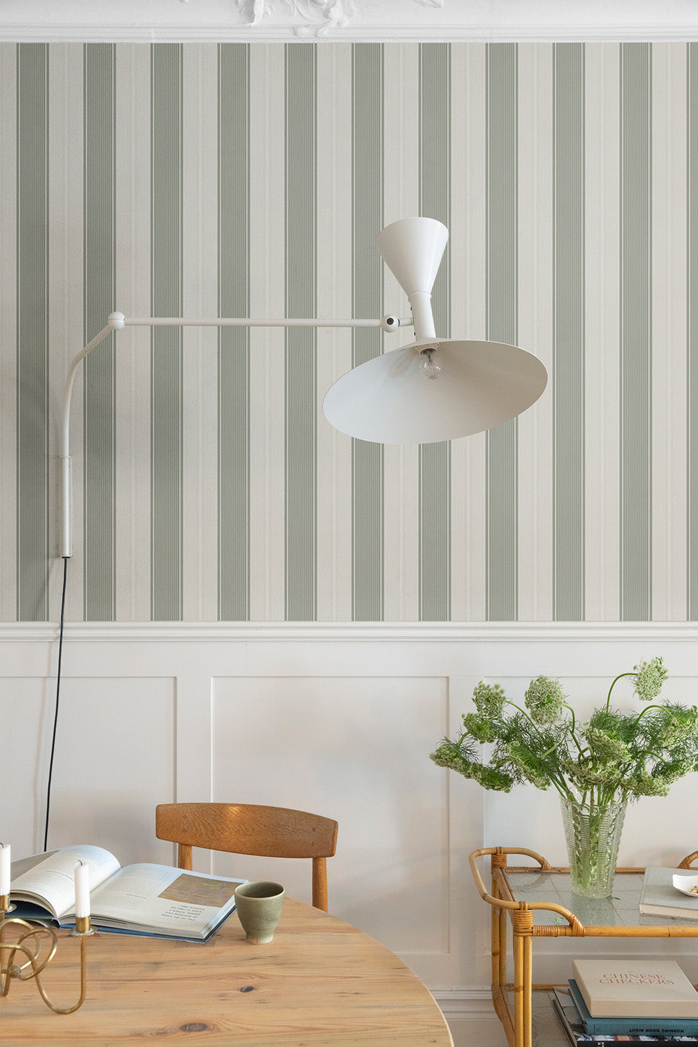 92128 - Fred Wallpaper - Green - Midbec