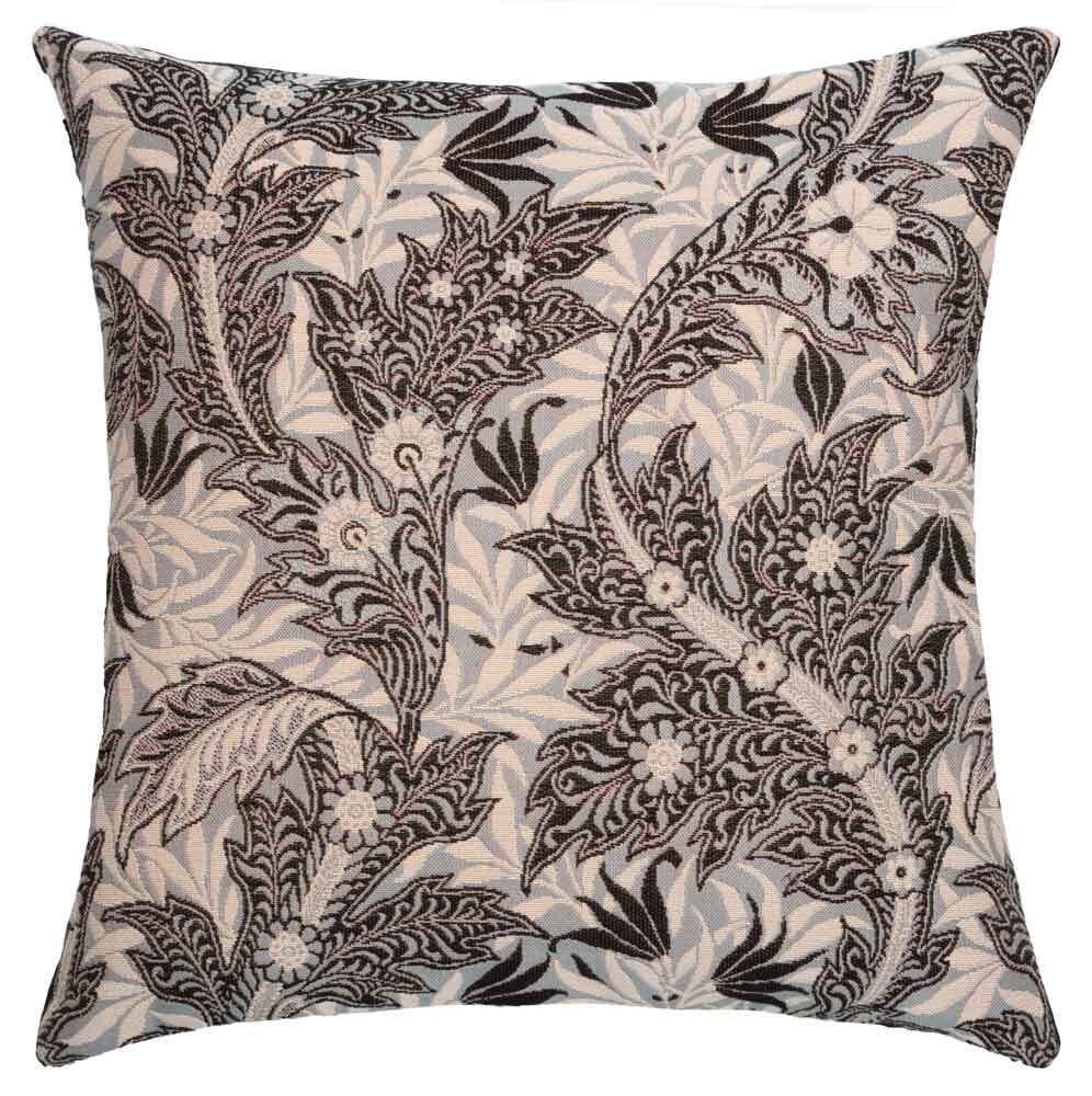 Acanthus & Willow Grey Regular Cushion with Feather Filler