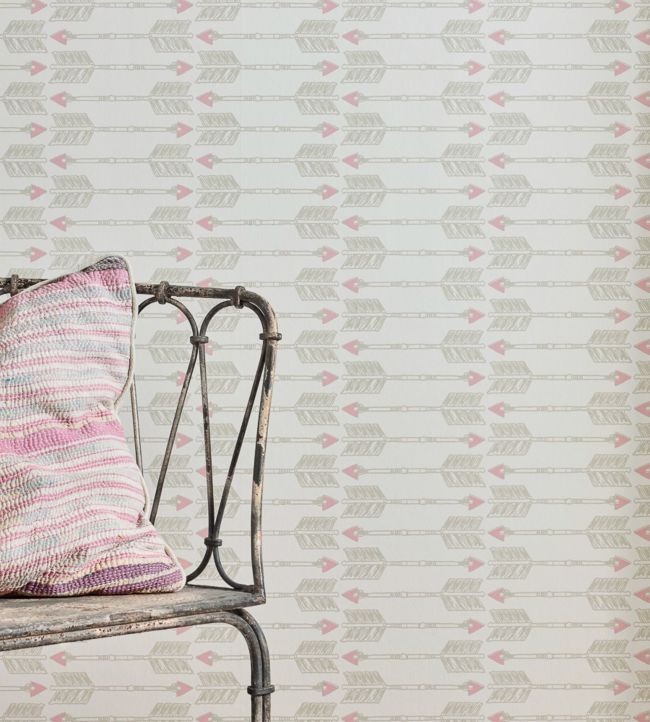 Arrows Wallpaper - Blush - BG1600102 - Barneby Gates