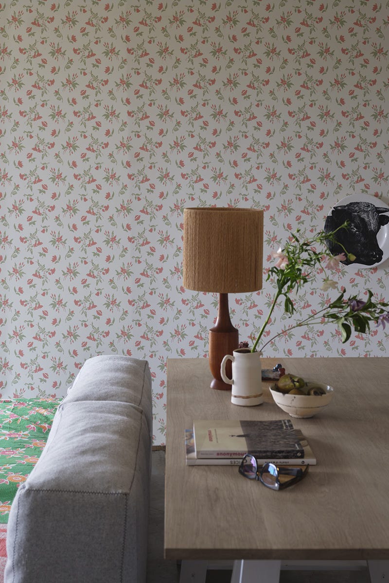 Auguste Wallpaper - Blooth Pink - 6503 - Farrow & Ball