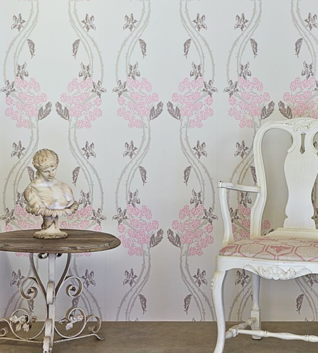 Autumn Berry Wallpaper - Vintage Pink - BG1100202 - Barneby Gates