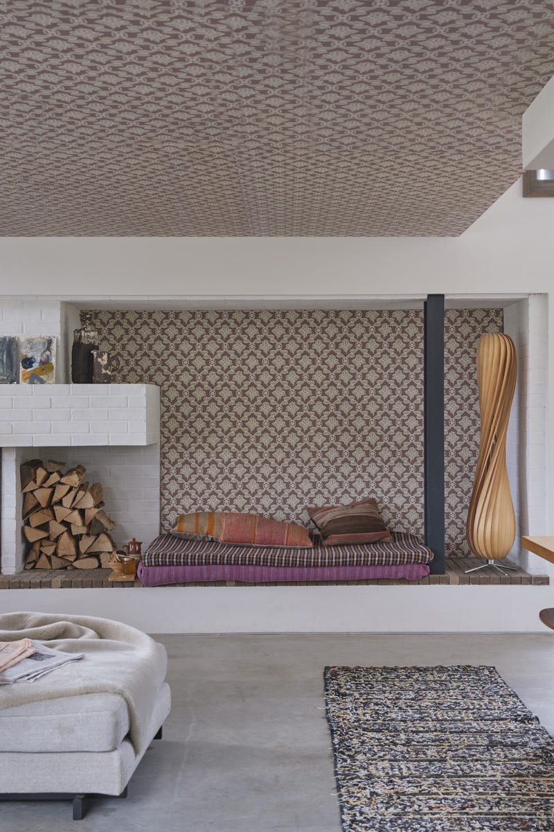 Barace Wallpaper - Pink - 6602 - Farrow & Ball