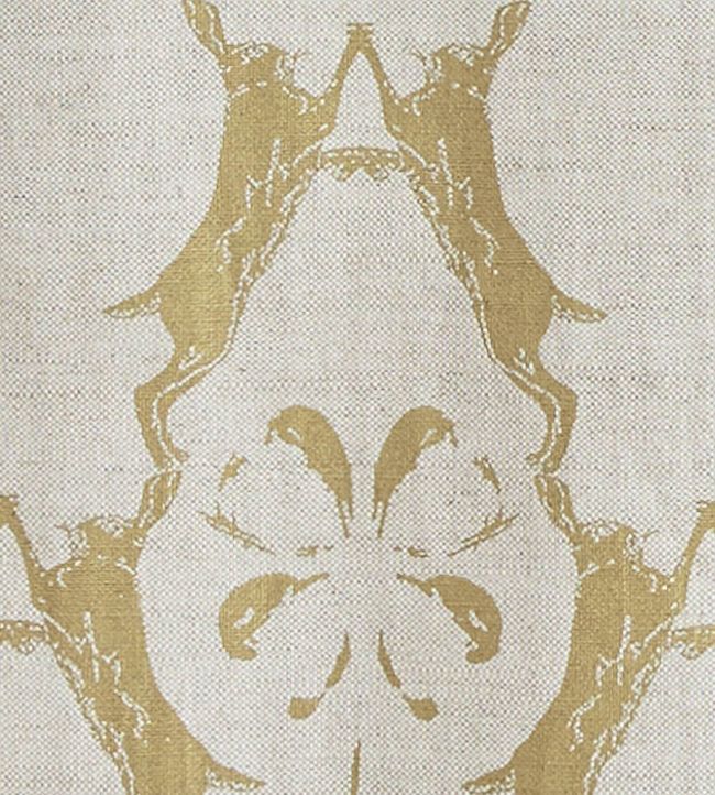 Boxing Hares Fabric - Gold - BGF010-203 - Barneby Gates