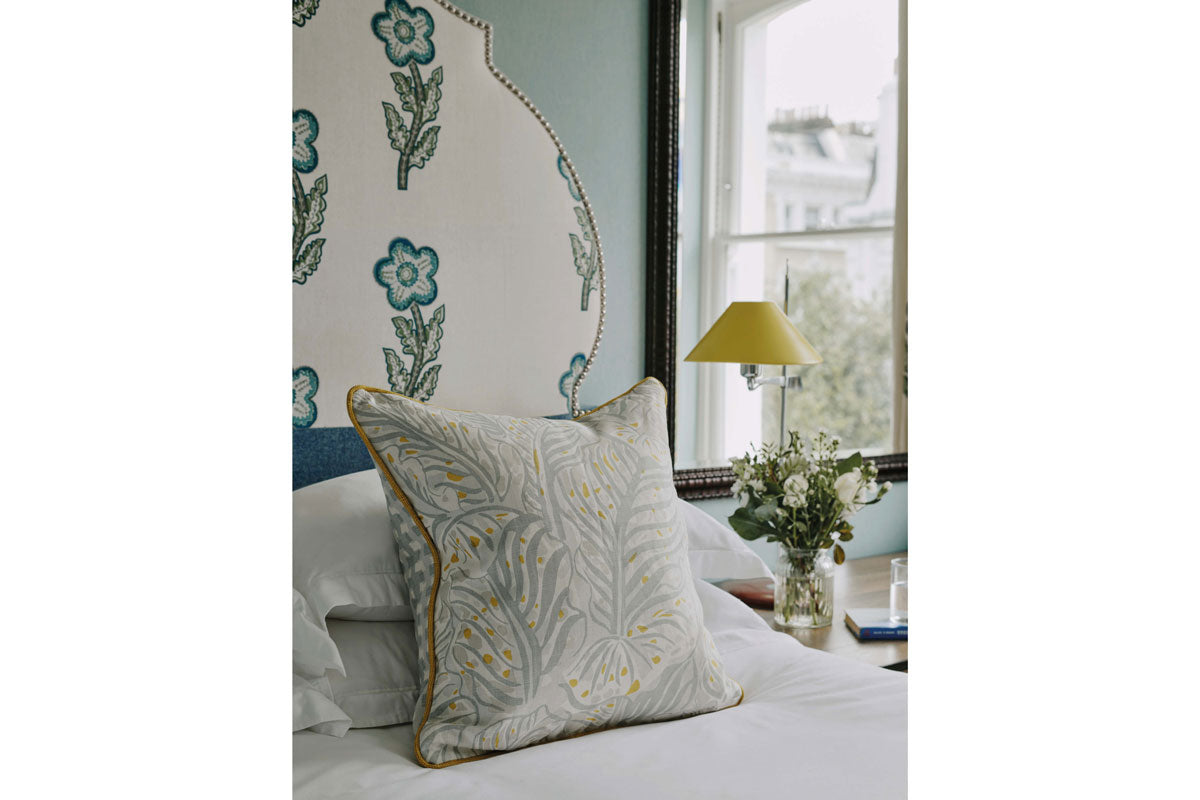 Mille Feuilles Pale Blue Room Cushion