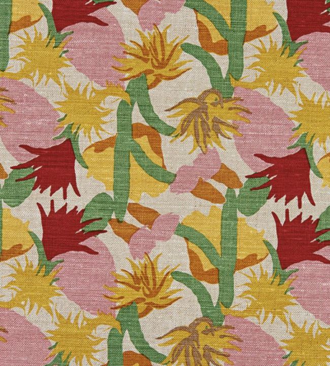 Cactus Flower Fabric
