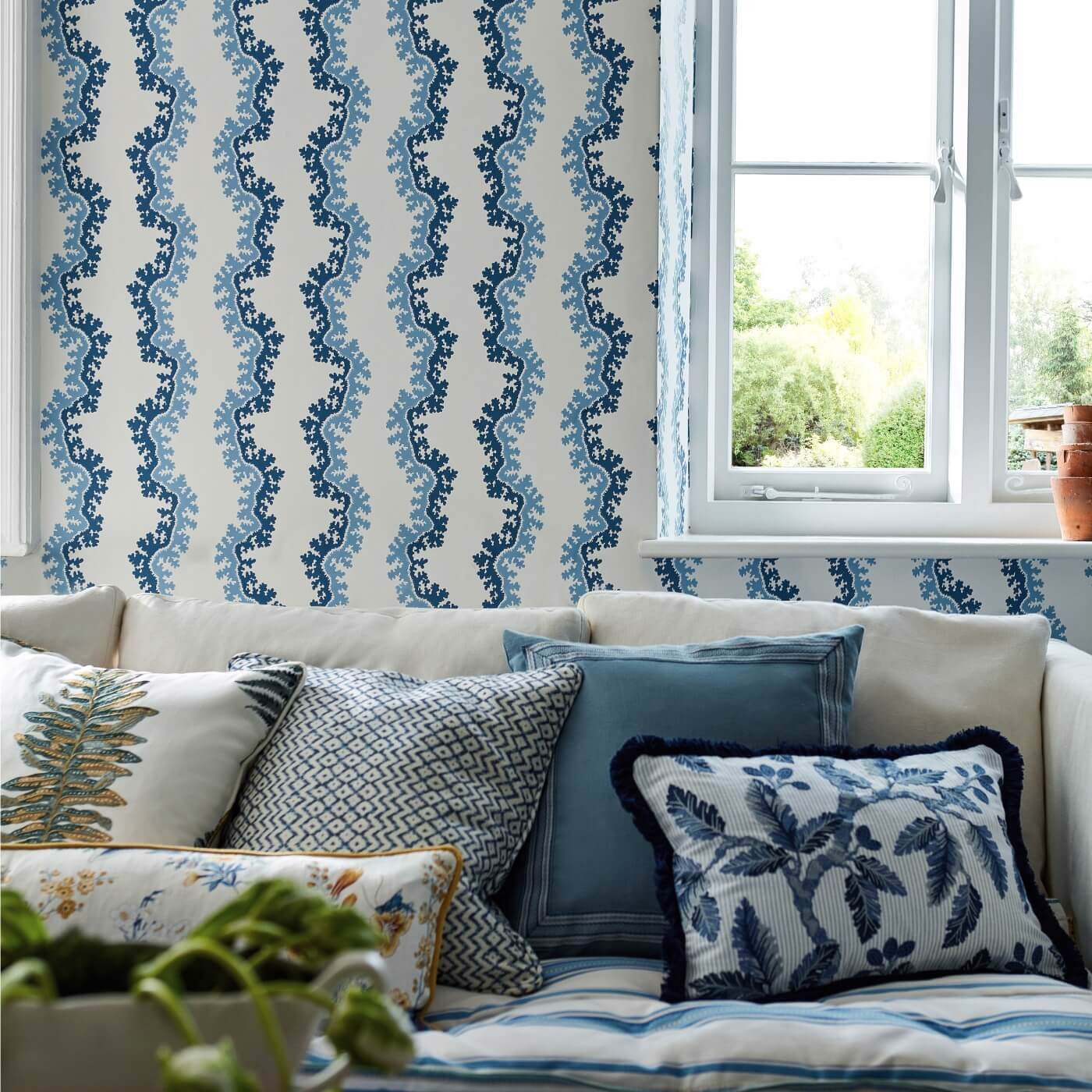 Oxbow Wallpaper - Indigo - DABW217250