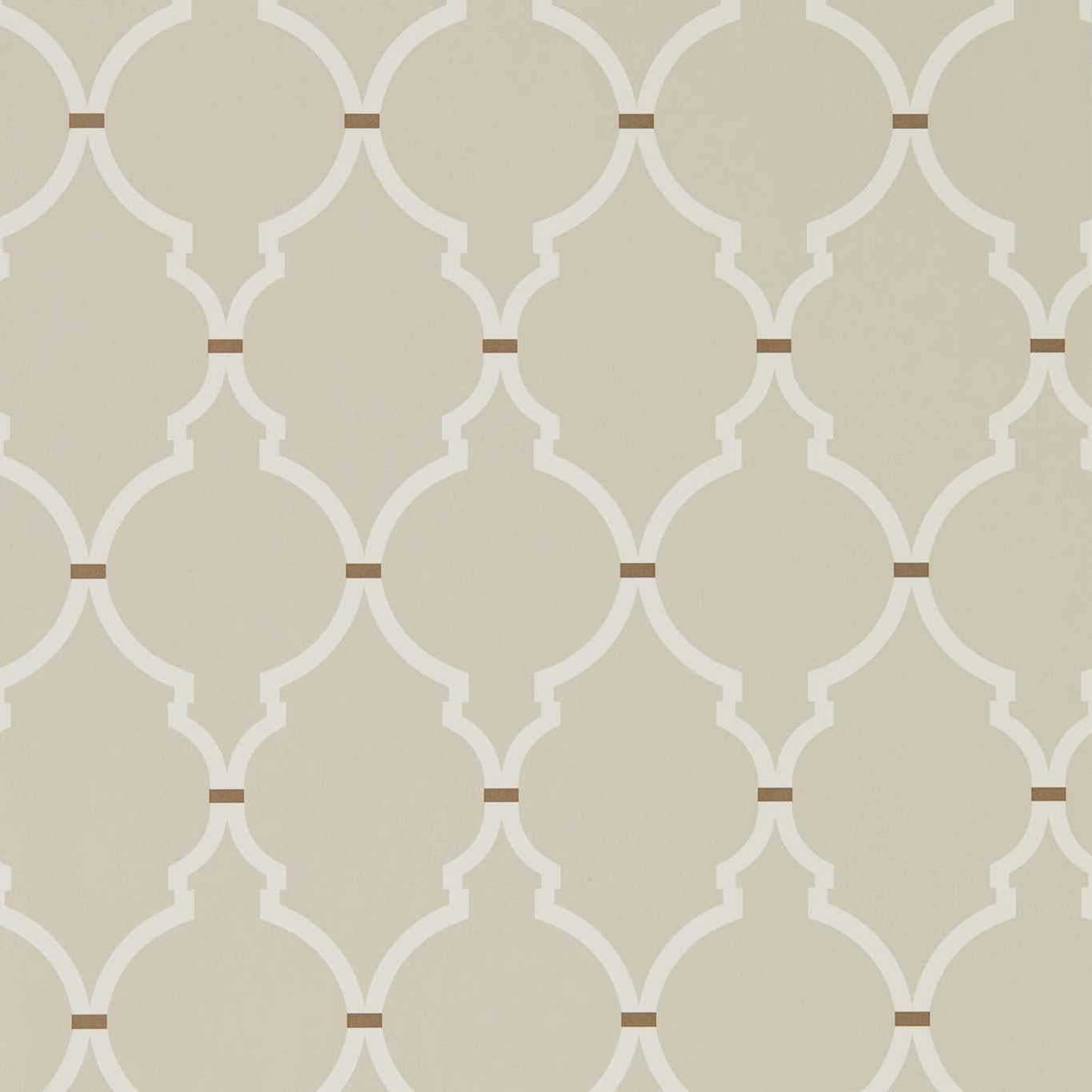 Empire Trellis Wallpaper - Linen/Cream - DART216337