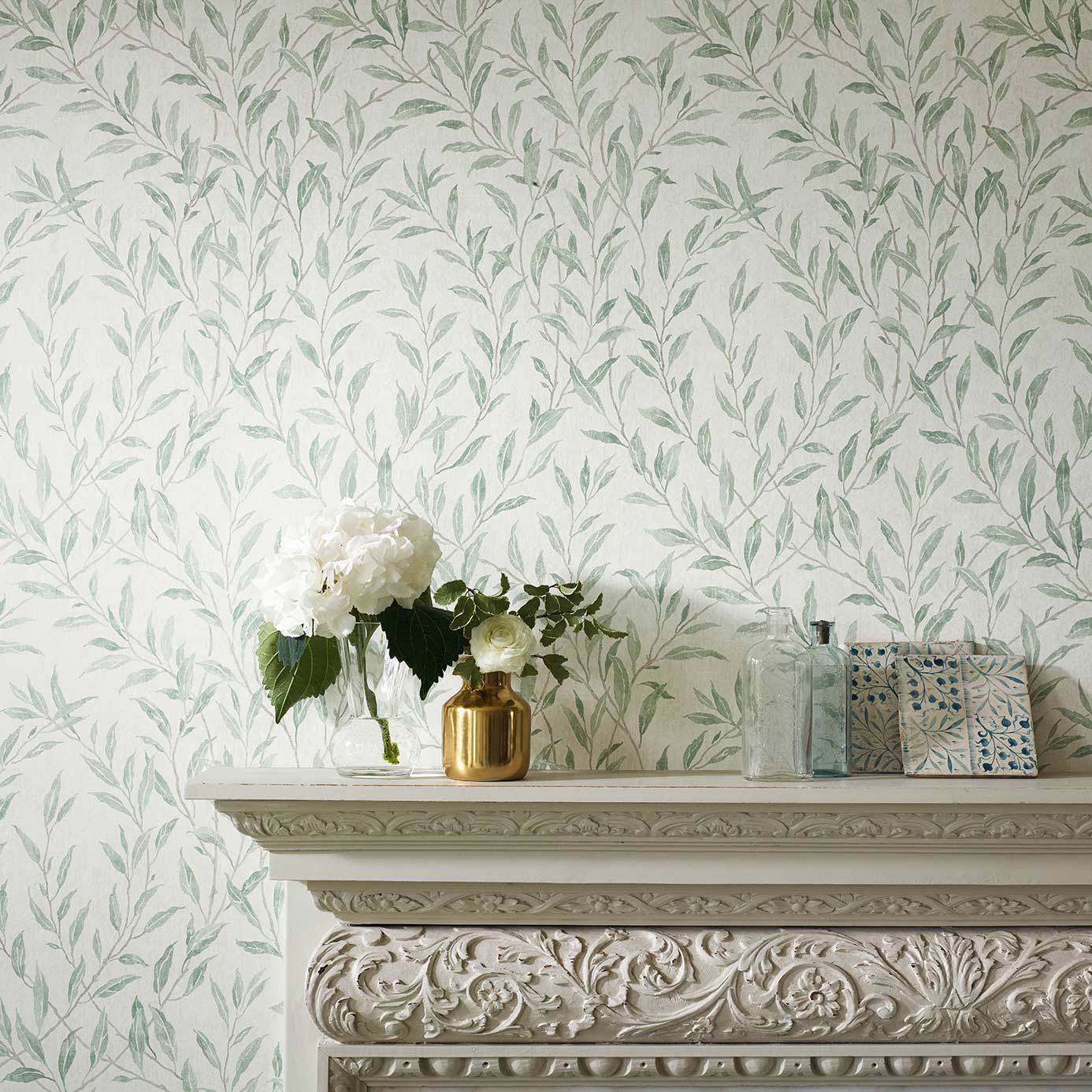 Osier Wallpaper - Rosewood/Sepia - DDAM216410