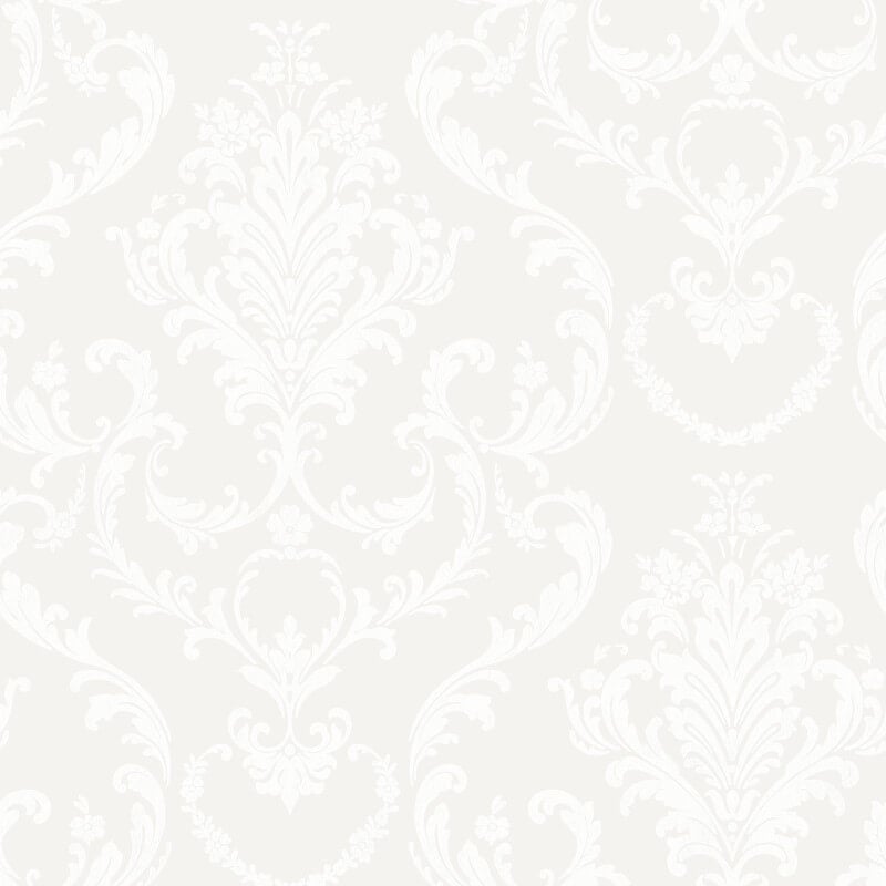 Scroll Damask Wallpaper