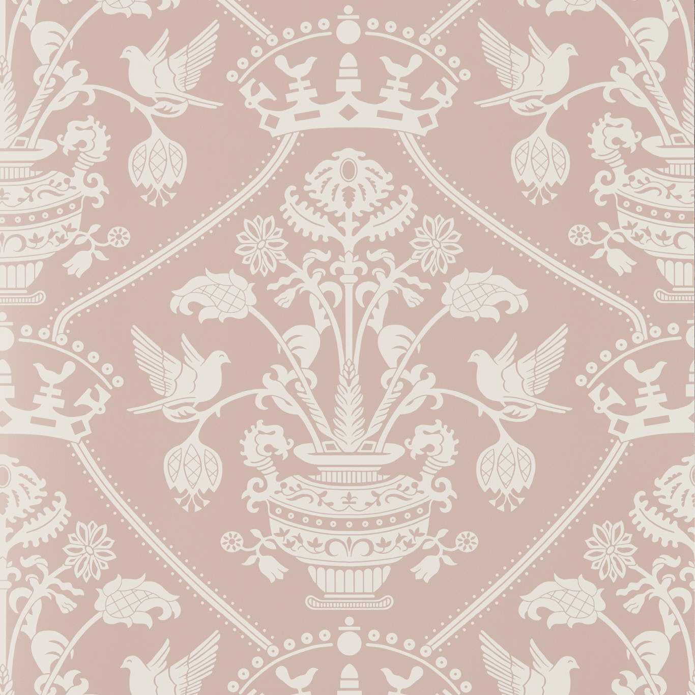Highgrove Damask Wallpaper