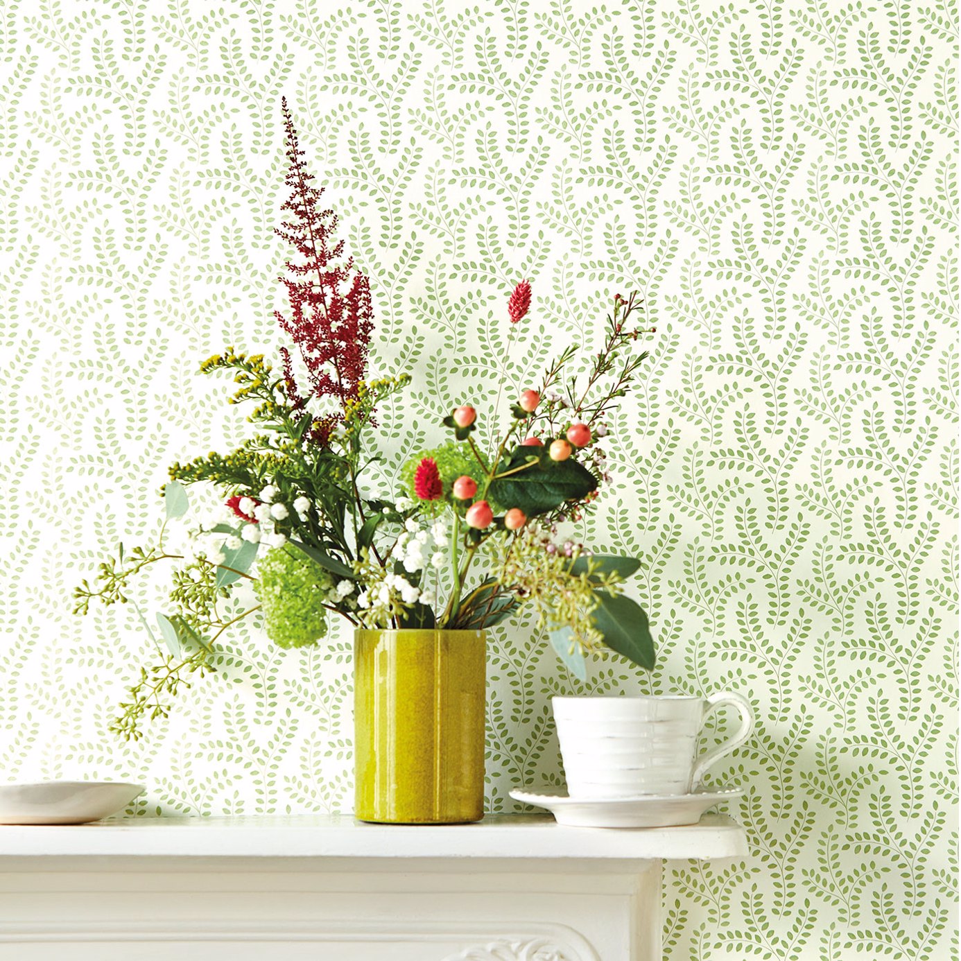 Yarton Wallpaper - Moss - DLMW216887