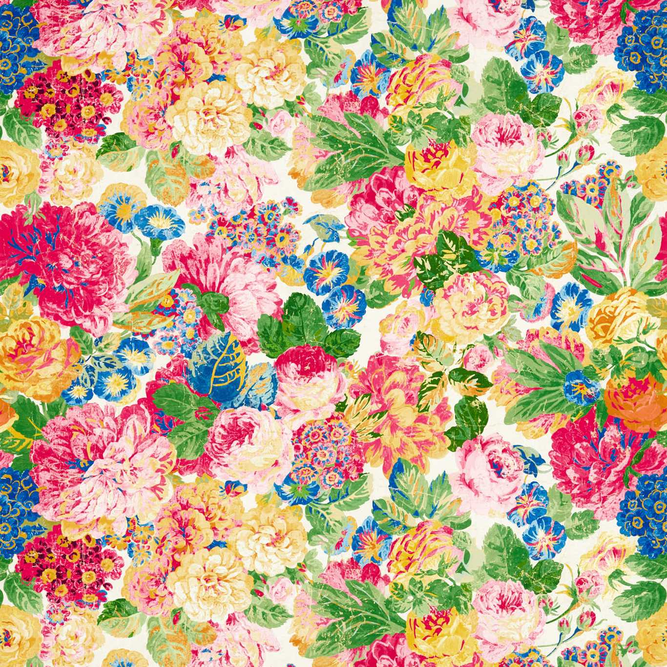 Very Rose And Peony Wallpaper - Multi - DOSW217026