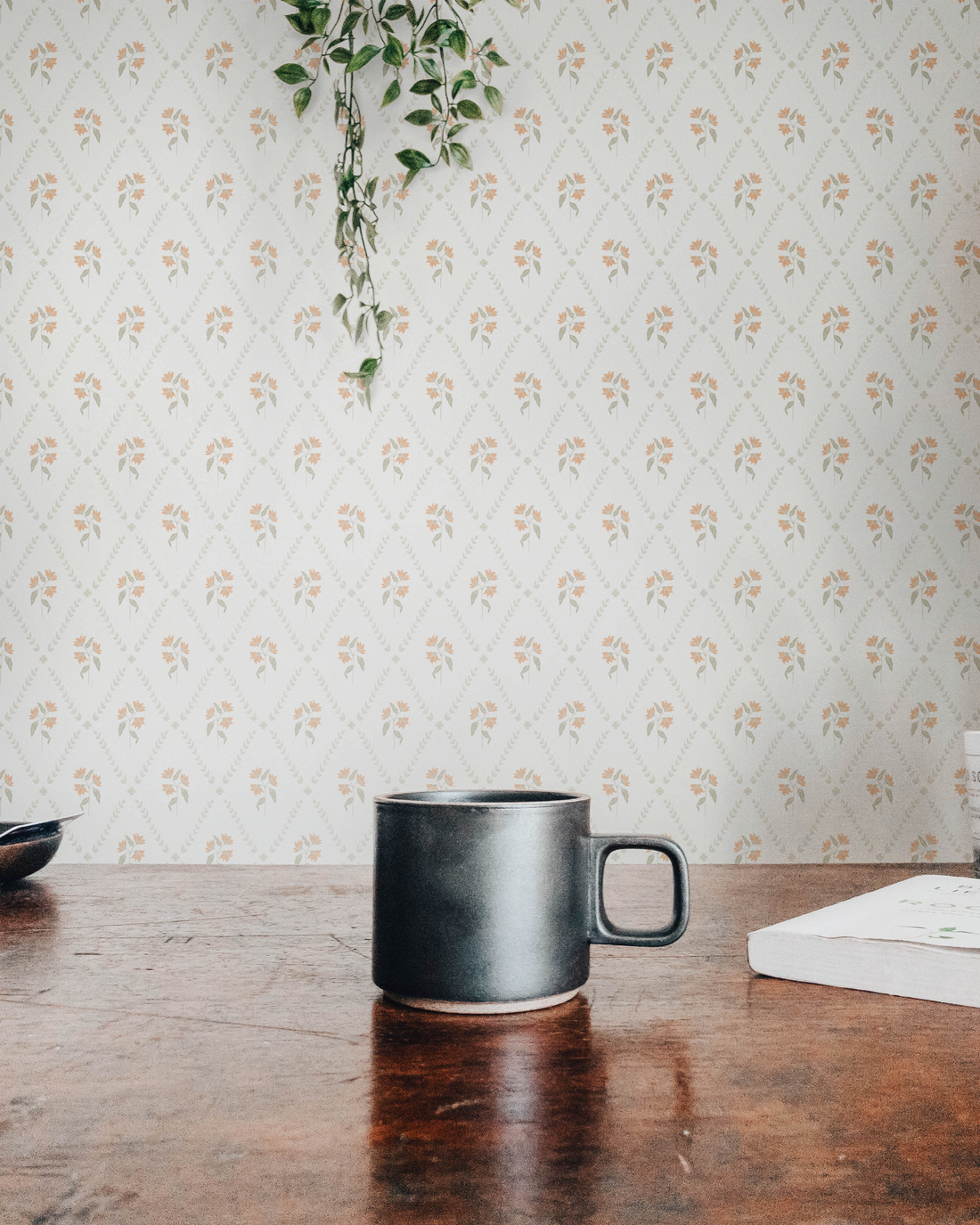 Eline Wallpaper - Spring - Summer Gray