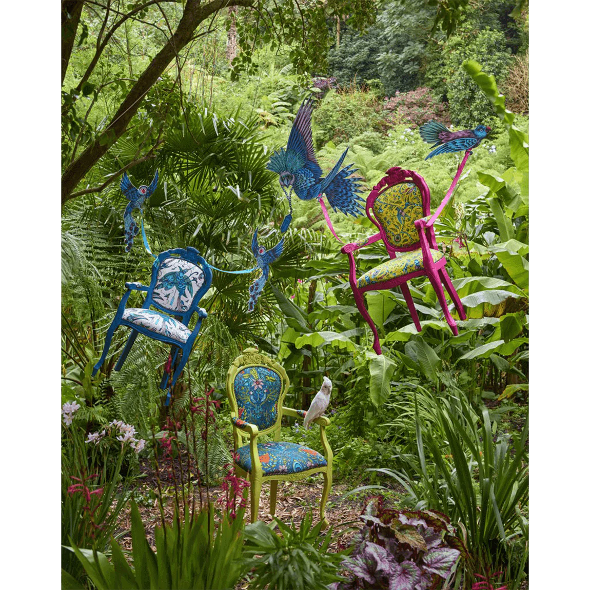 Rousseau Cotton Satin Fabric - Yellow - Emma J Shipley