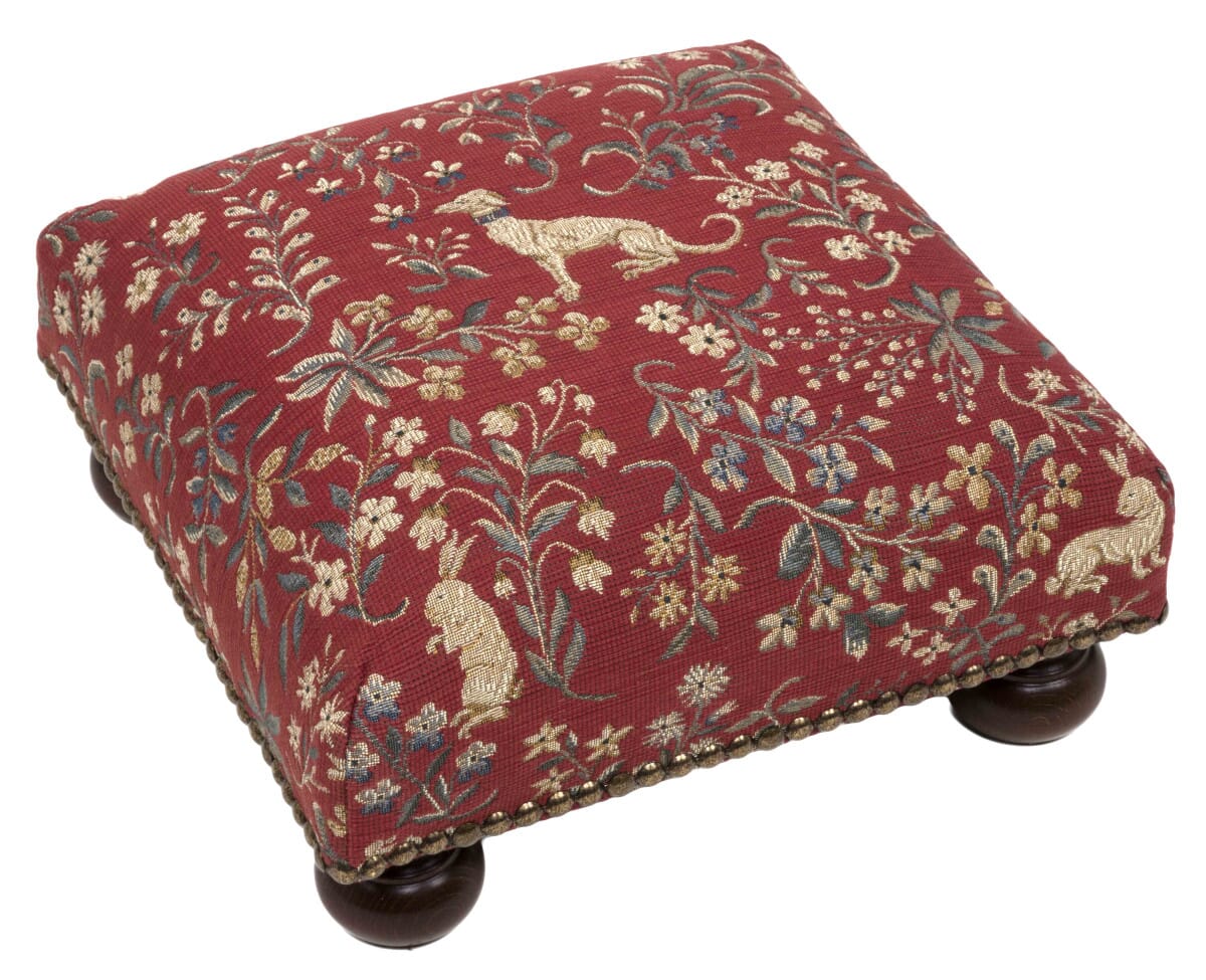Cluny Mille-Fleurs Tapestry Footstool