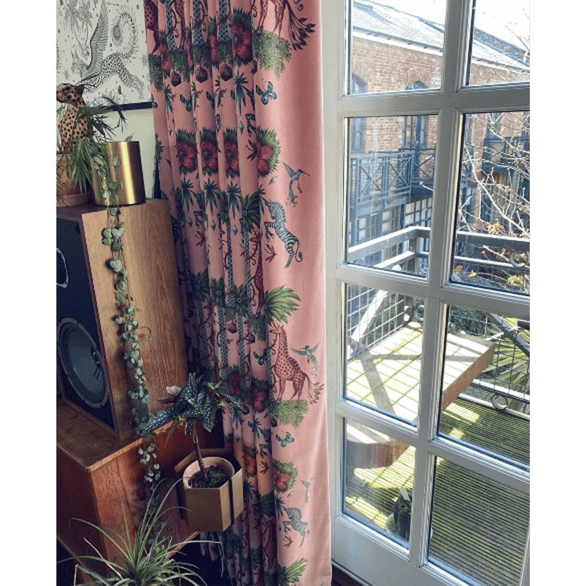 Creatura Velvet Fabric - Pink - Emma J Shipley