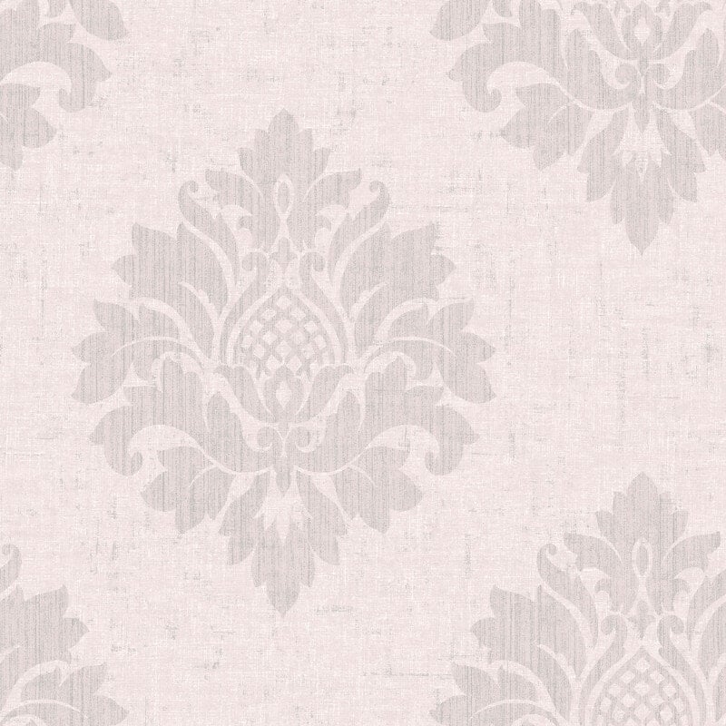 Damask Textured Wallpaper