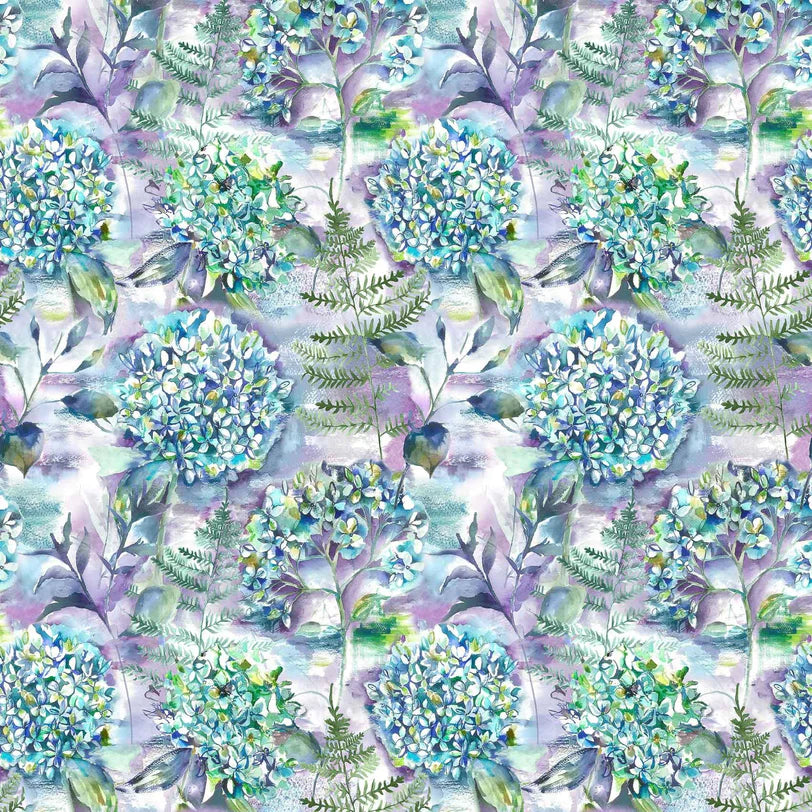 Flourish Teal Fabric