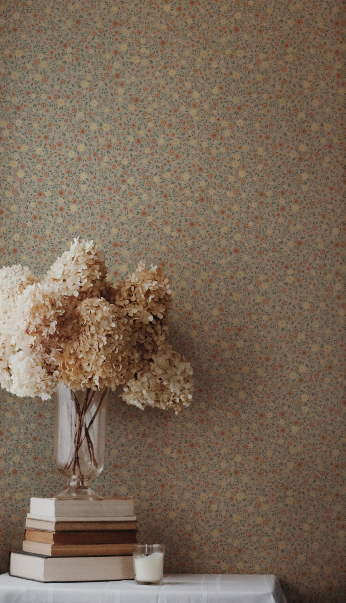 Freja Wallpaper - Earth - Summer Gray