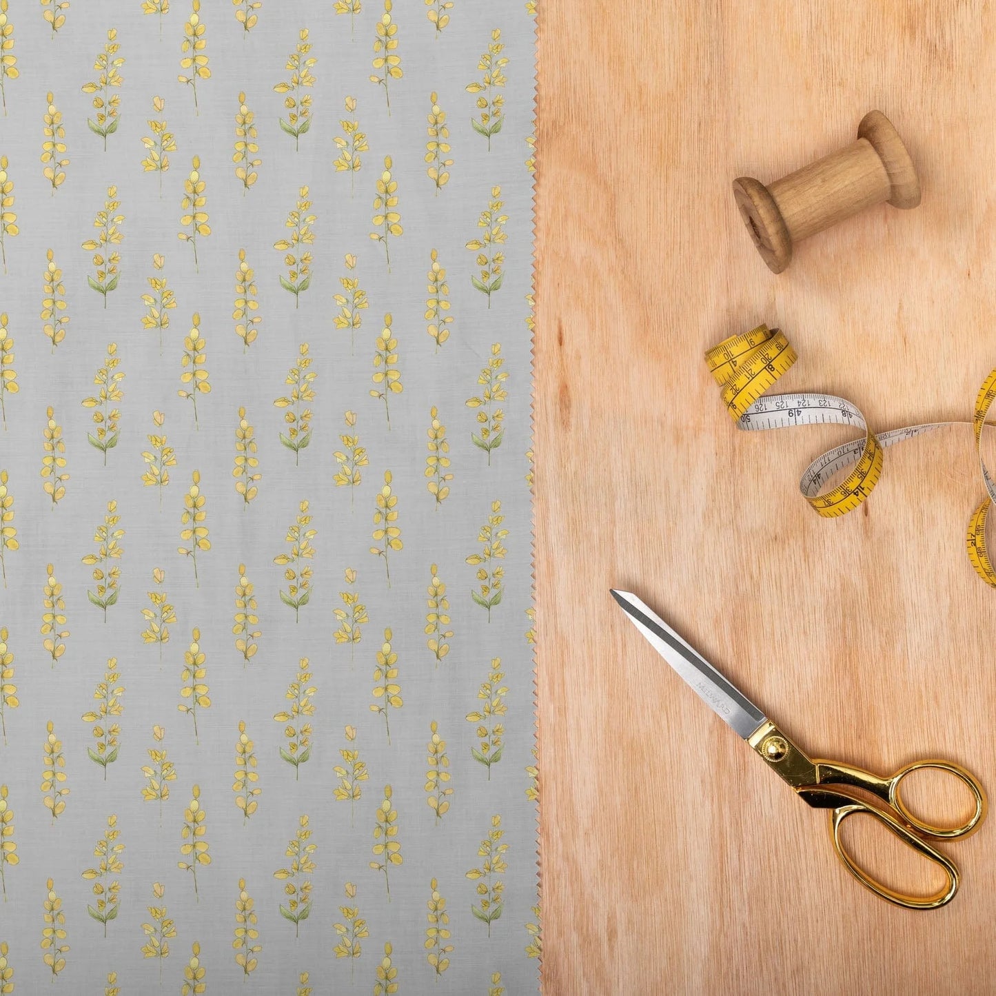 Helaine Gold Lomond Pima Lawn Cotton - Dress Fabric