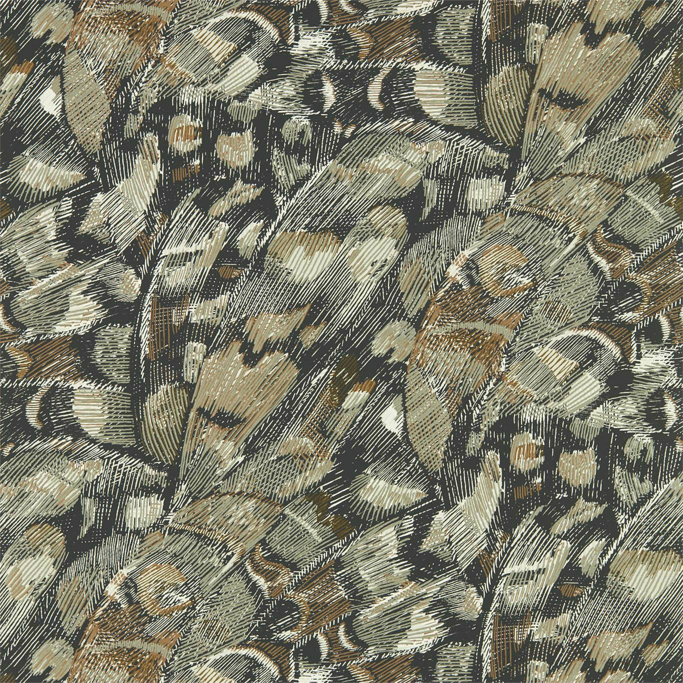 Lamina Wallpaper - Onyx/Bronze - HM6W112168