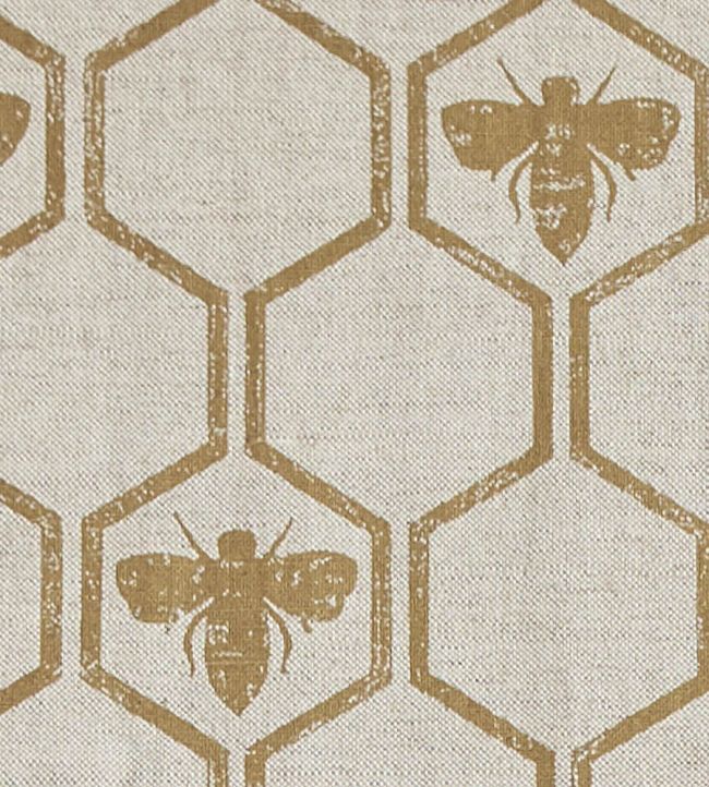 Honey Bees Fabric - Gold - BGF010-303 - Barneby Gates