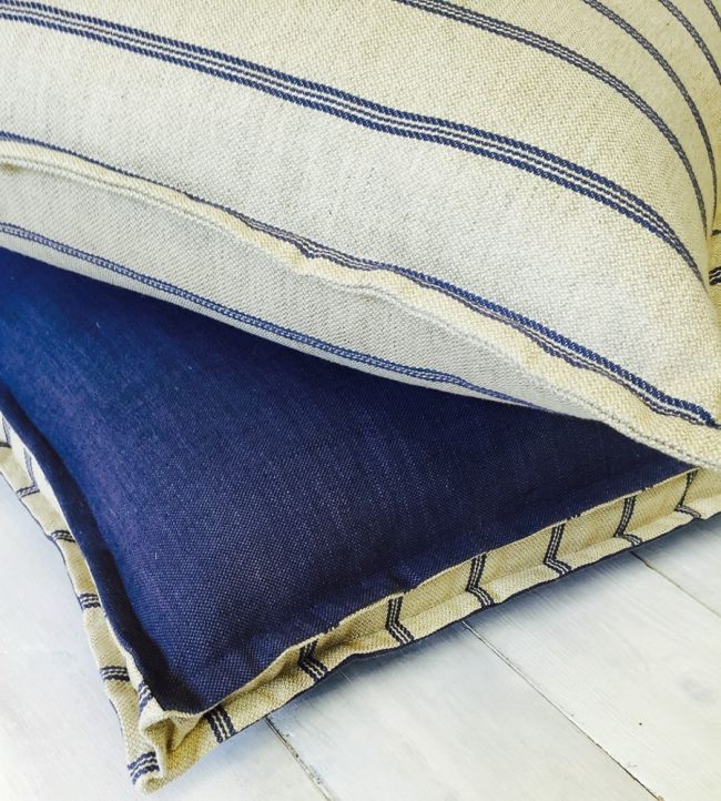 Gabriel Stripe Room Fabric - Blue