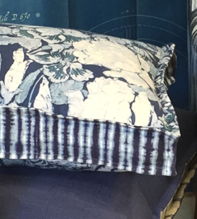 i-Flower Room Fabric - Blue