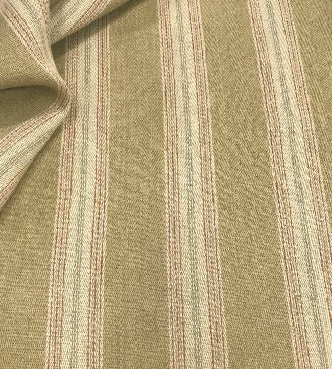 Callow Stripe Fabric - Green