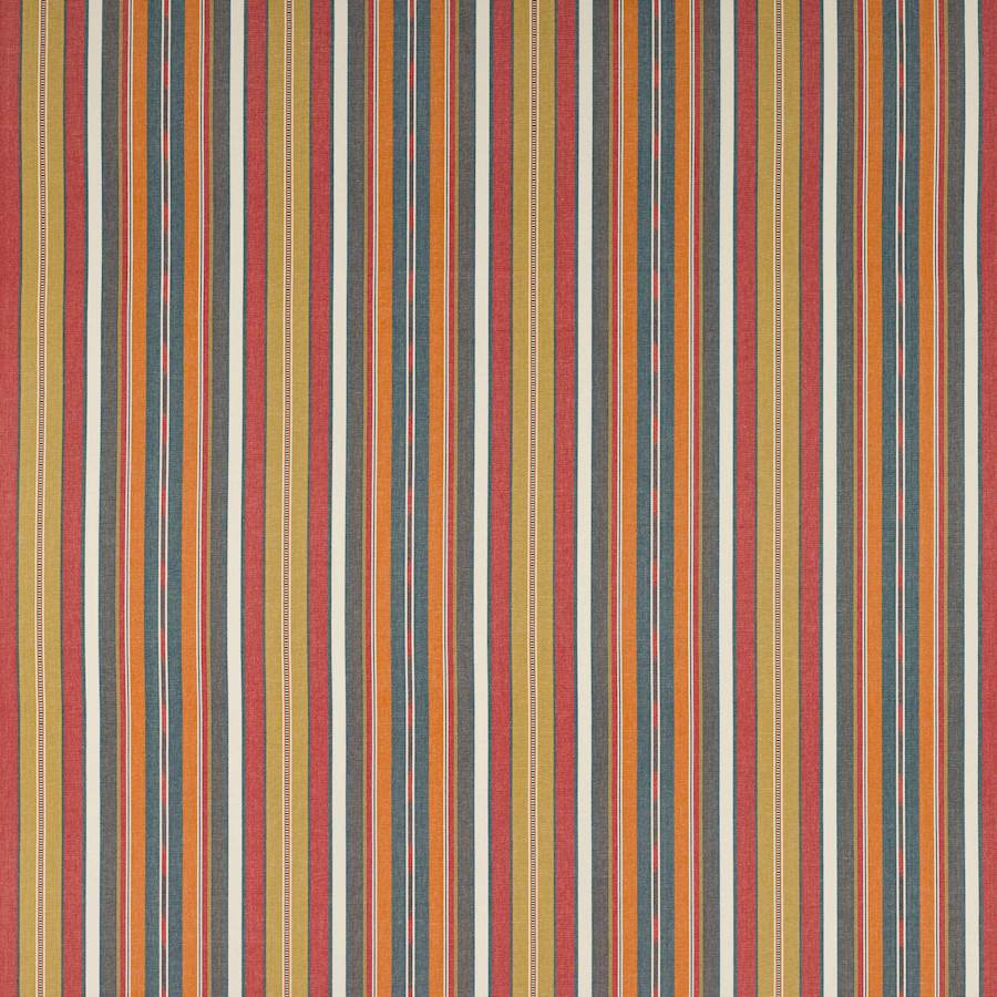 Harlie Stripe Fabric - Red - Jane Churchill