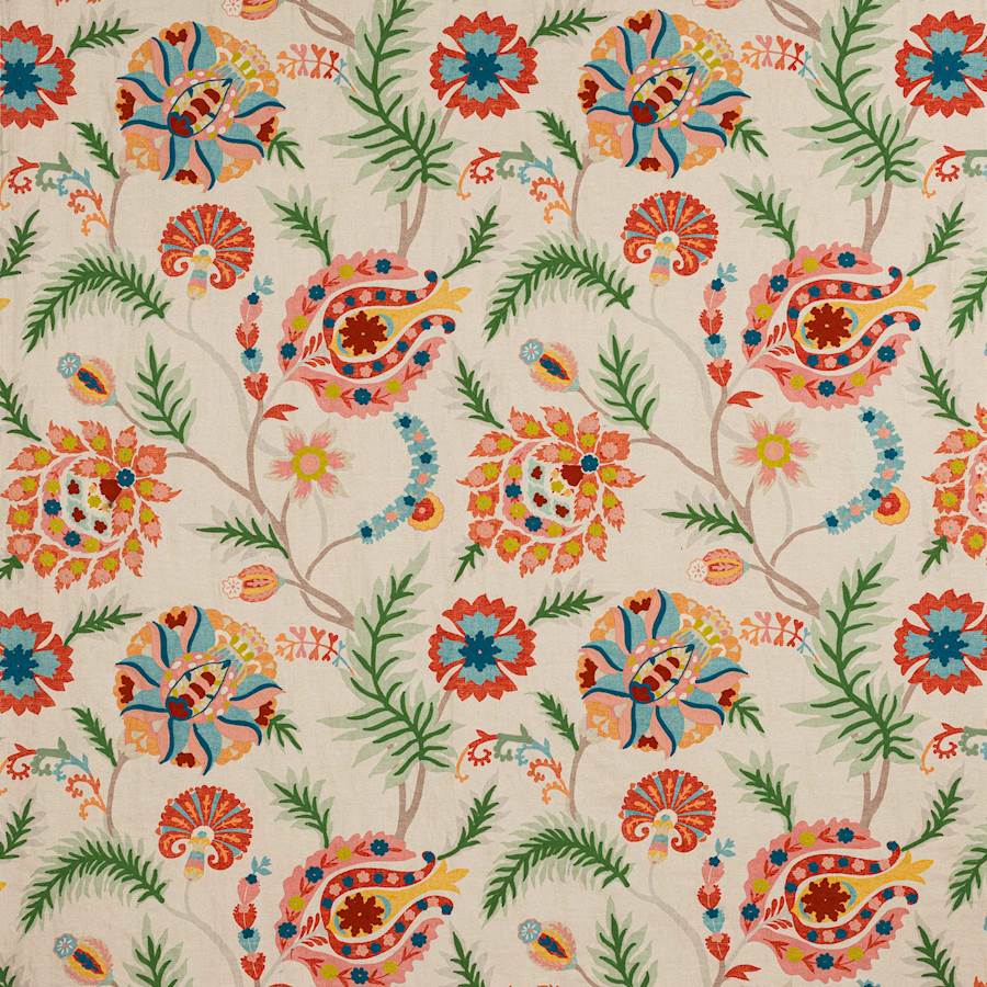 Bukhara Fabric - Orange - Jane Churchill