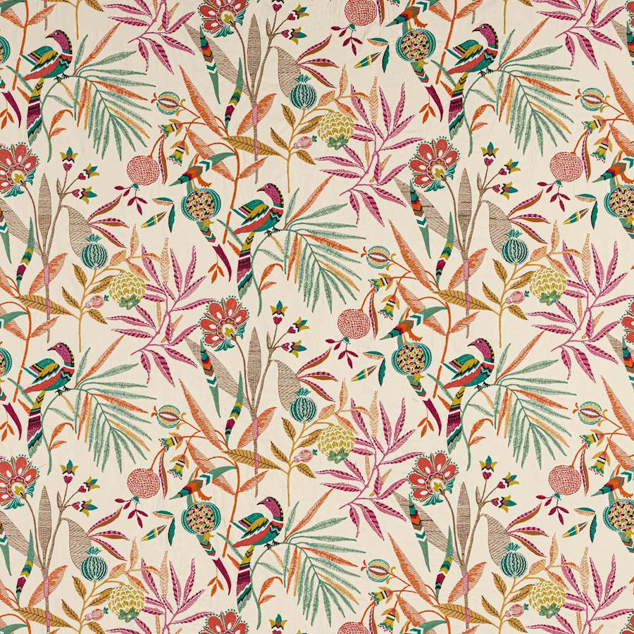 Pomegranate Tree Fabric - Multicolor - Jane Churchill