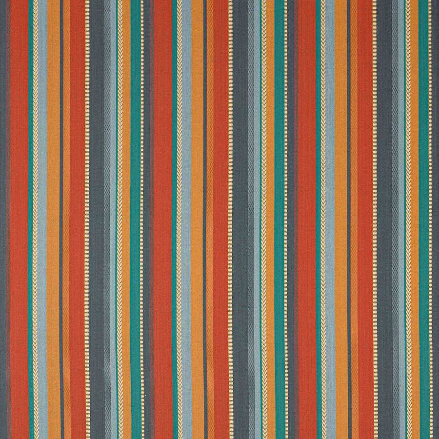 Kansa Stripe Fabric - Multicolor - Jane Churchill