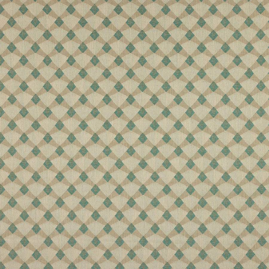 Edwin Fabric - Teal - Jane Churchill