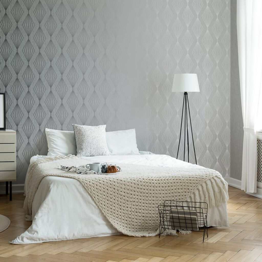 Marquise Geo Wallpaper - Moonstone - Boutique Luxury