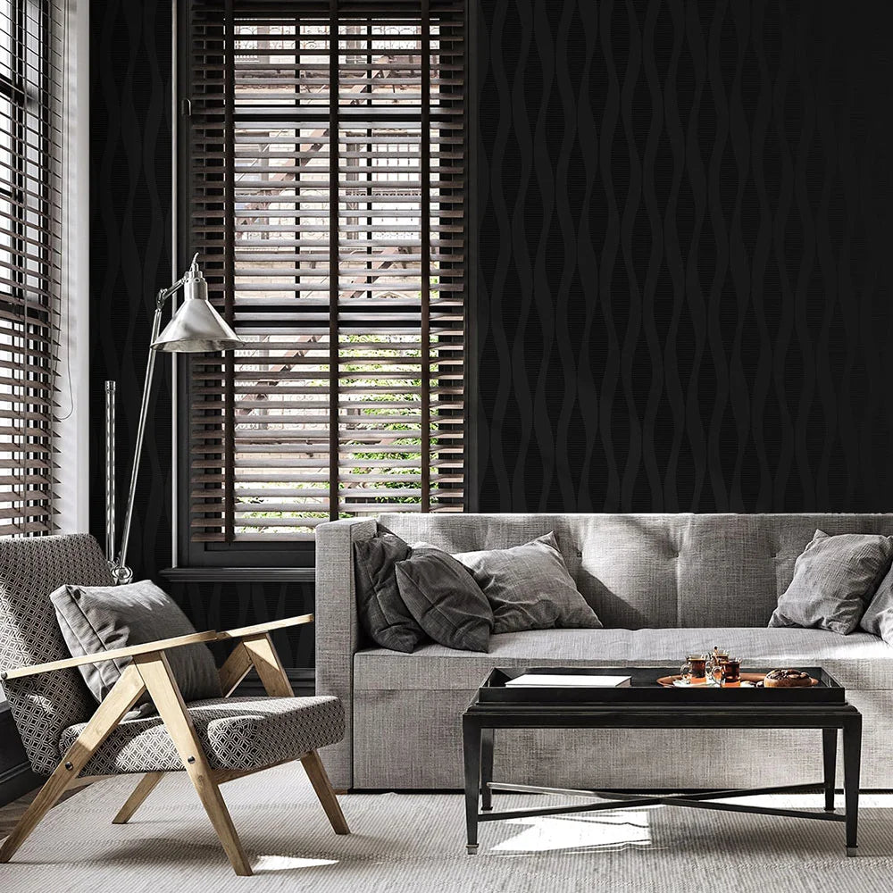 Ikat Ellipse Peel & Stick Wallpaper