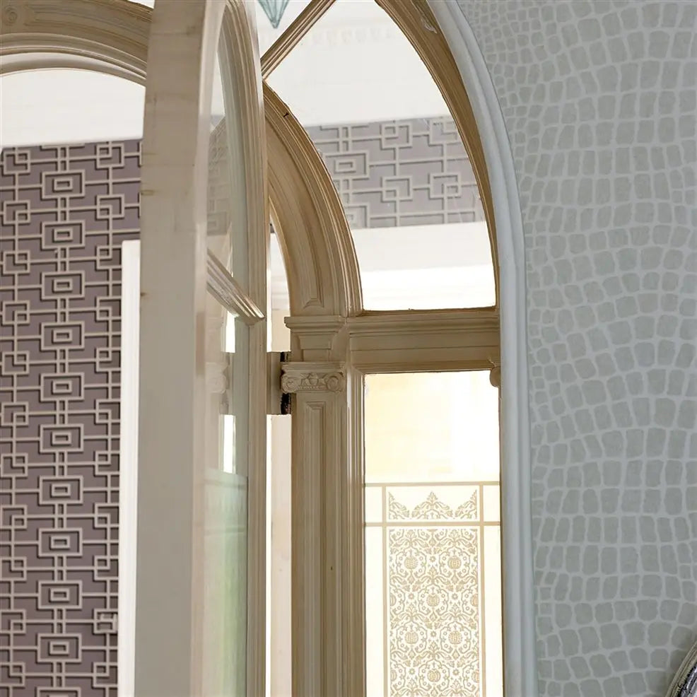 Nabucco Wallpaper - Silver - P539/05 - Designers Guild