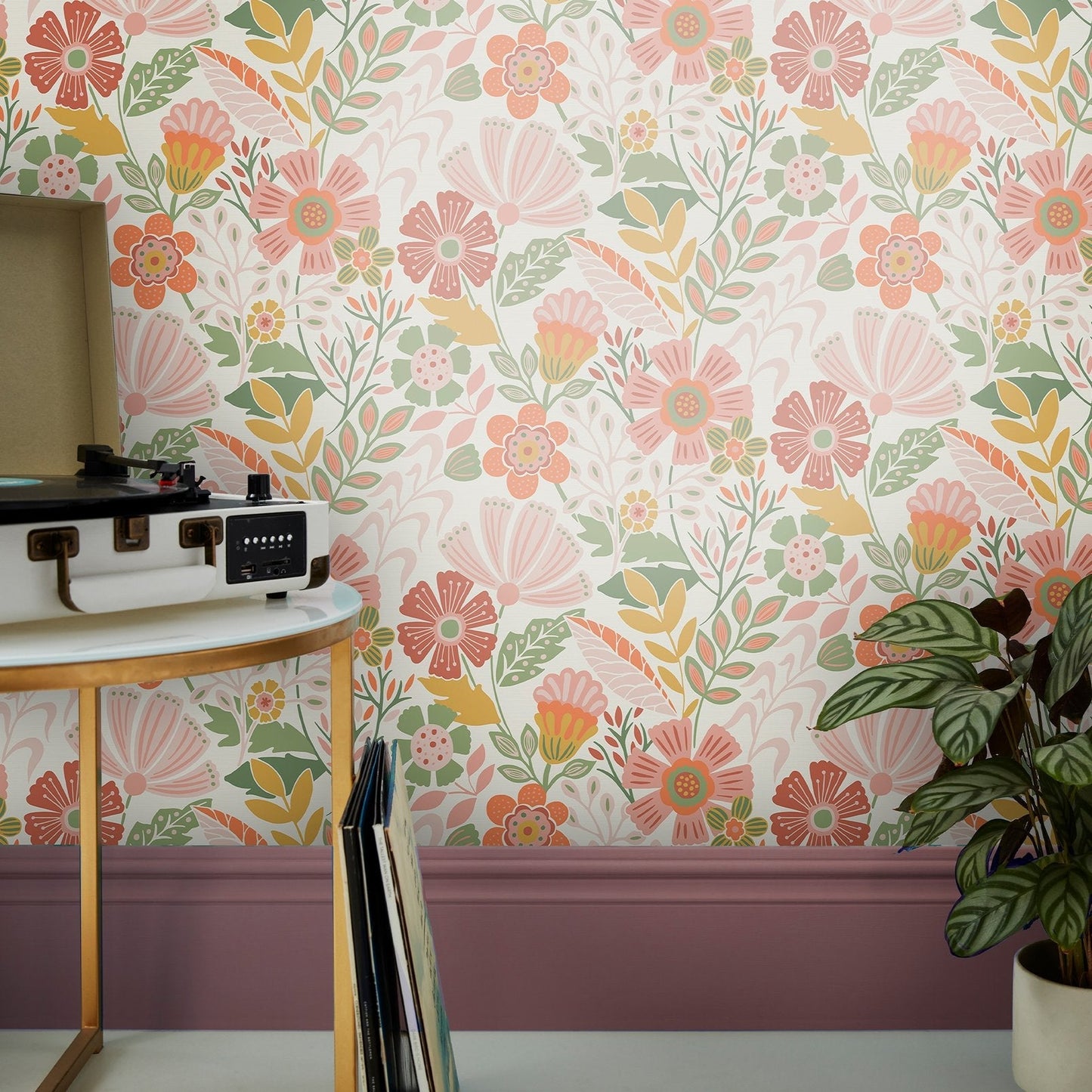 Oopsy Daisy Wallpaper - Tropical - Envy