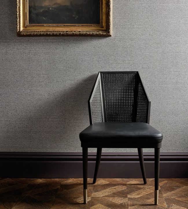 Ormonde Wallpaper - Taylors Grey/Nocturne - ZDAR312874 - Zoffany