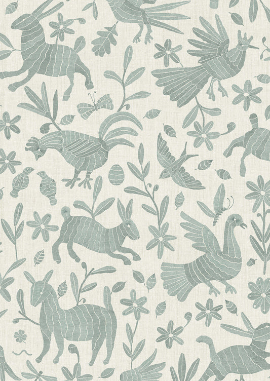 Otomi Wallpaper - Thistledown - Lewis & Wood