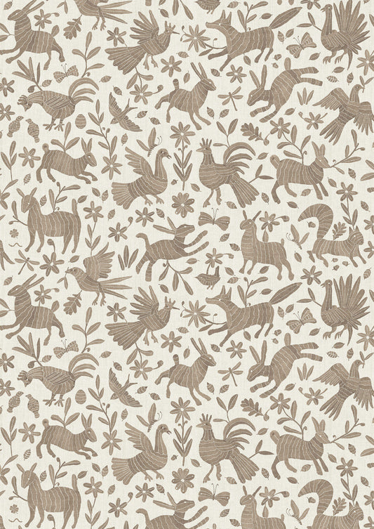Otomi Wallpaper - Twiglet - Lewis & Wood