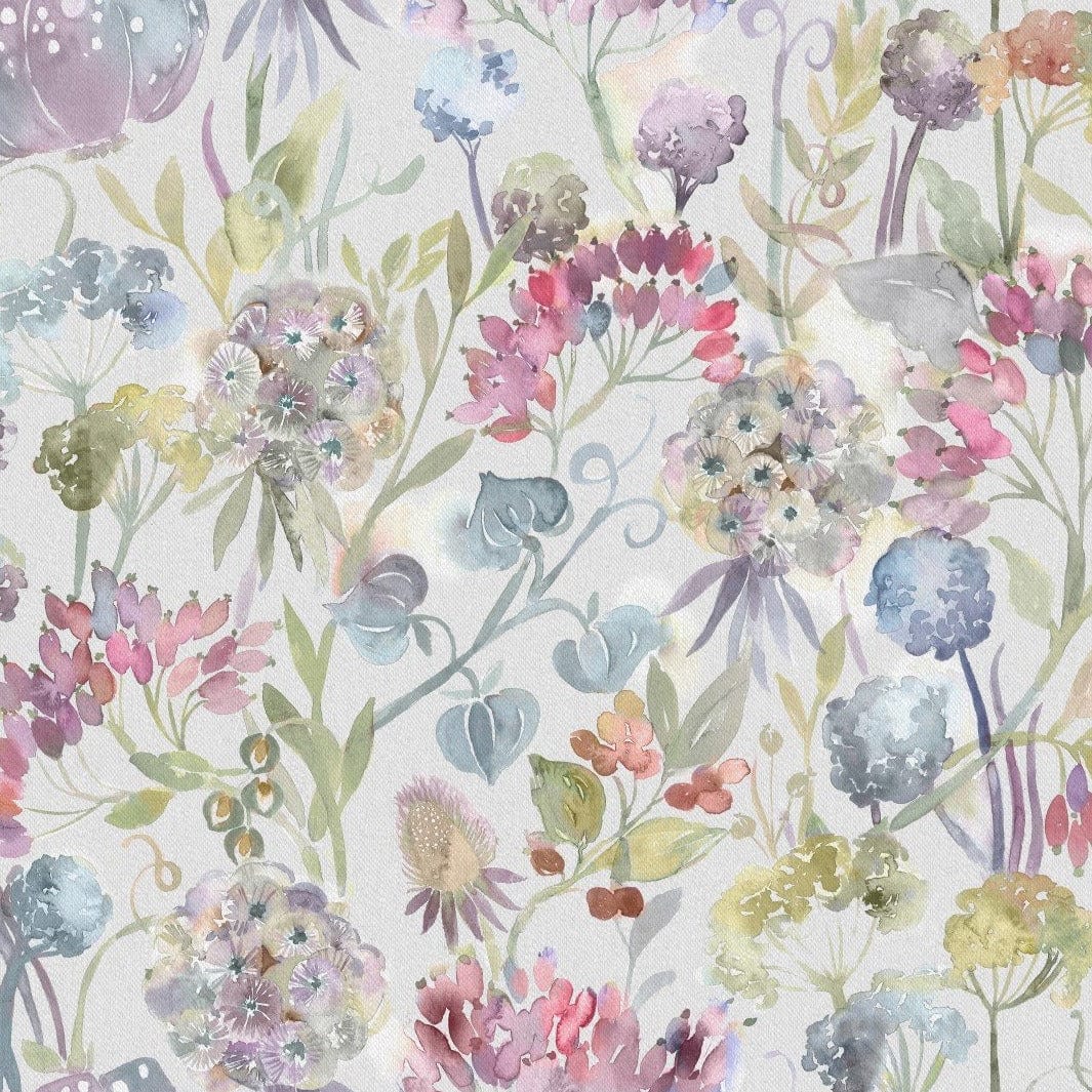 Patrice Loganberry Ecru Fabric