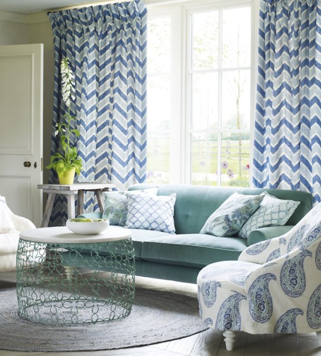 PP50374-1 - Madira Fabric - Indigo Taupe - Baker Lifestyle