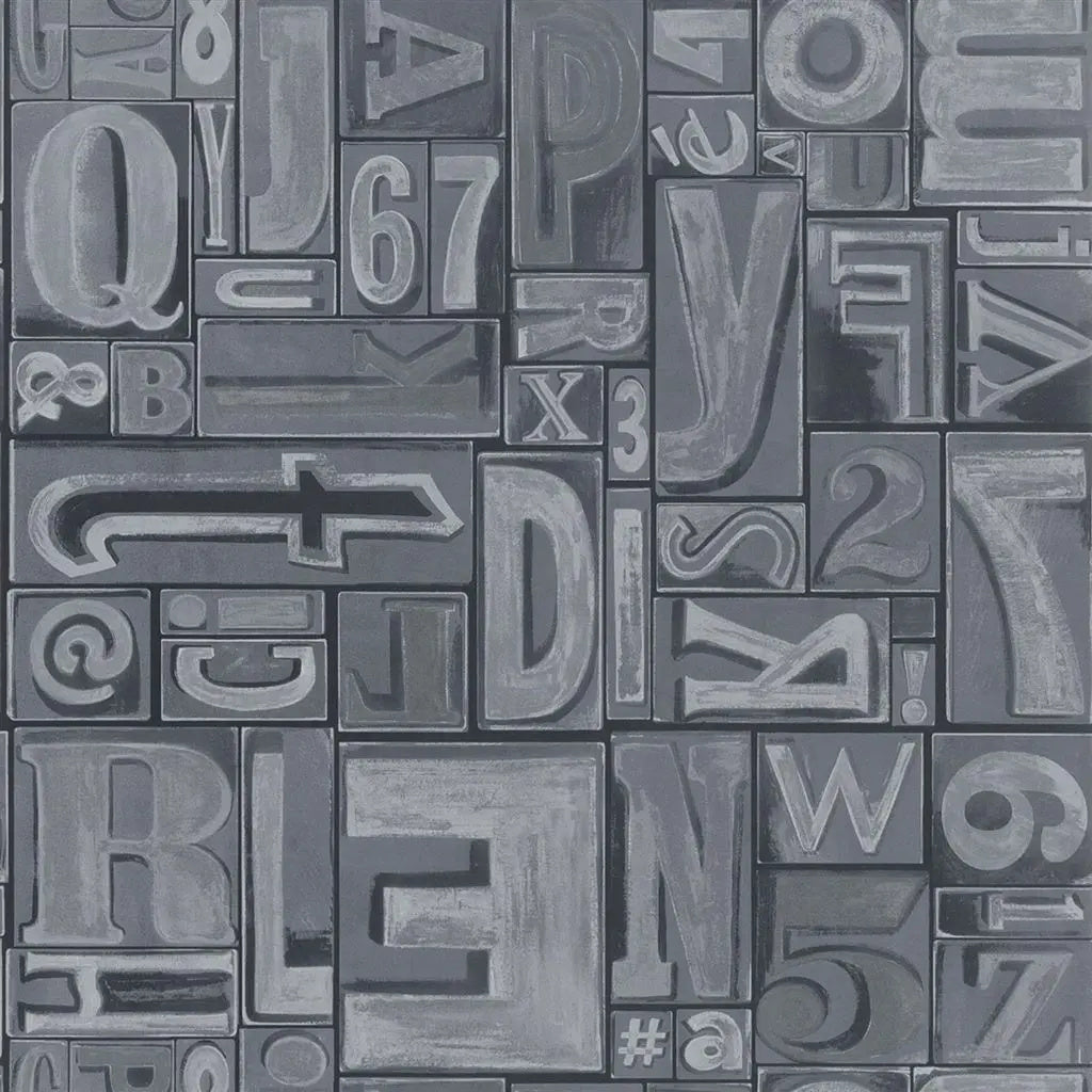 Copeley Letterpress Wallpaper